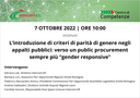 L’introduzione di criteri di parità di genere negli appalti pubblici: verso un public procurement sempre più “gender responsive”