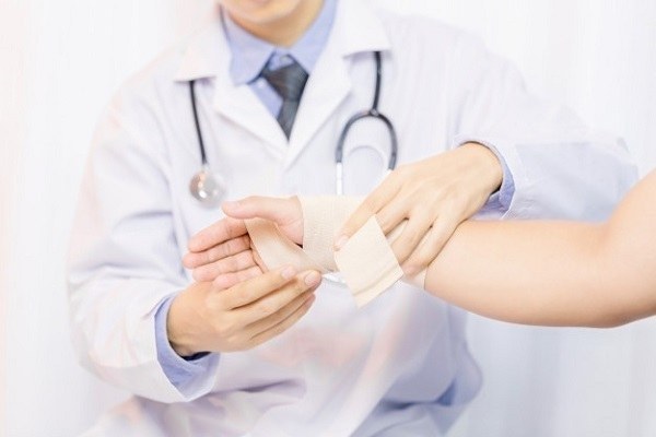 Materiale da medicazione per ortopedia