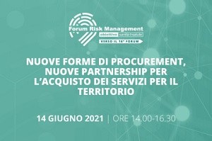 14 giugno 2021: Webinar “Nuove forme di procurement, nuove partnership per l’acquisto dei servizi per il territorio”